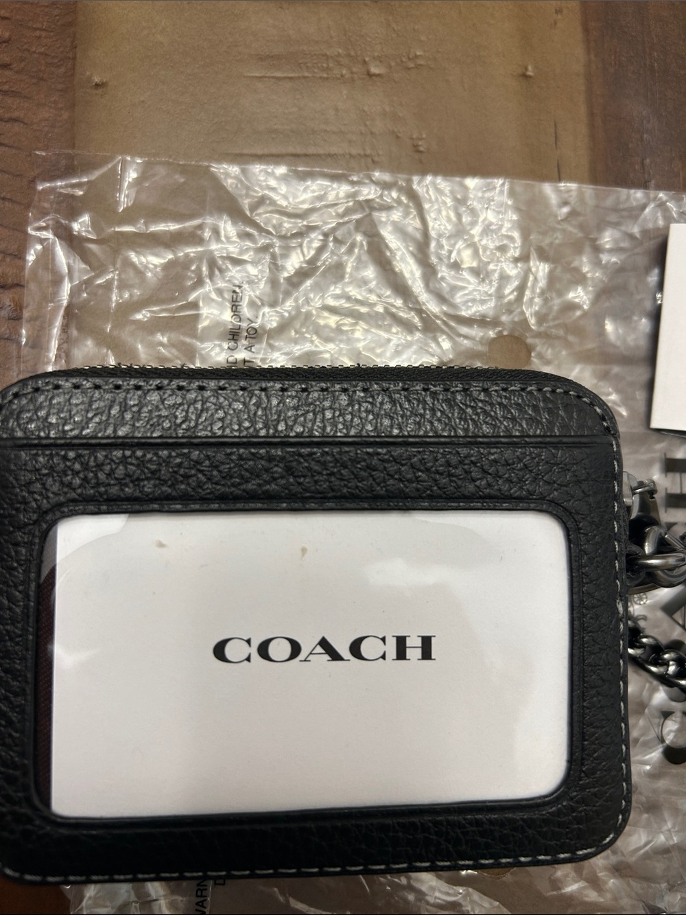 Coach zip cardholder with multi color rivets. New with tags - Picture 2 of 4